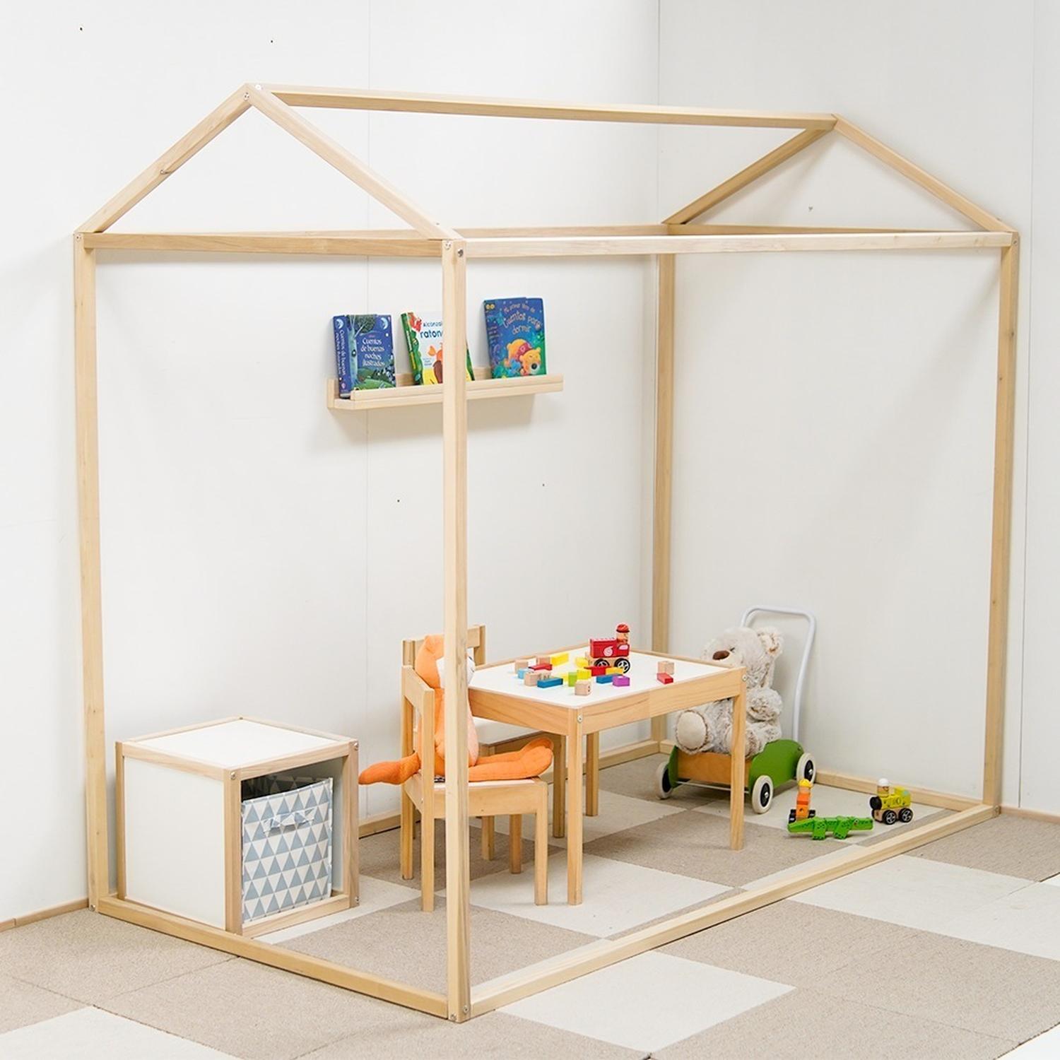 Cama Montessori Individual – Kit Mobiliario